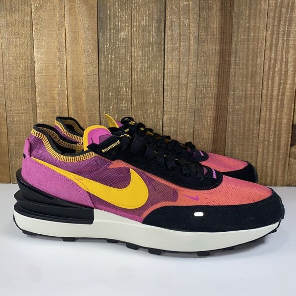Nike Other - Nike Waffle One Active Fuchsia Mens 10.5 Pink Gold Black Athletic Sneakers
